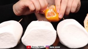ASMR GIANT ROASTED MARSHMALLOWS *GOOEY 대왕 마쉬멜로우 먹방 (EATING SOUNDS) NO TALKING MUKBANG