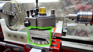 Токарный станок FUSIKAYA WM210-G: КУБИК-РУБИК и гайка на поперечку М10х1,25