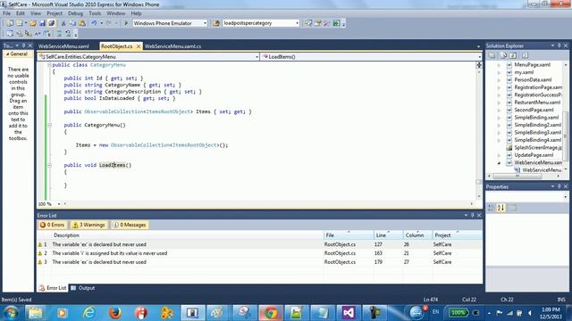 Webservices in Windows Phone 7 part4 episode 2 (بالعربية) смотреть онлайн