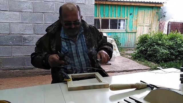 Рамка для фотографии струной