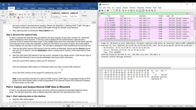 Experiment 4 - Use Wireshark to View Network Traffic смотреть онлайн