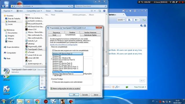 ERRO TEAM SPEAK - on windows 7 service pack 1 required ( SEM PROGRAMAS / NO PROGRAMS смотреть онлайн