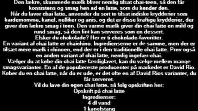 Chai latte смотреть онлайн