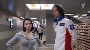 Алина Загитова на тренировке мужчин в Санкт-Петербурге || Дикиджи, Гуменник, Игнатов, Семененко