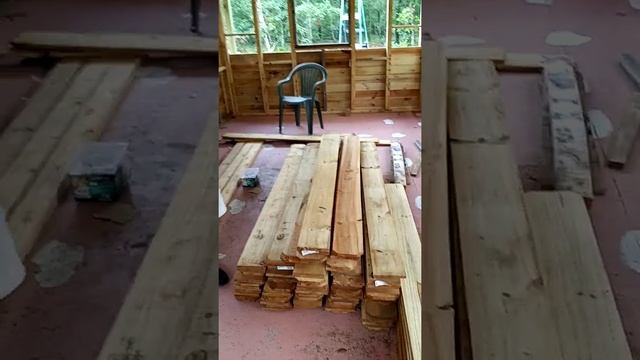 Cabin Build Vid 17 Two of Six windows are in смотреть онлайн