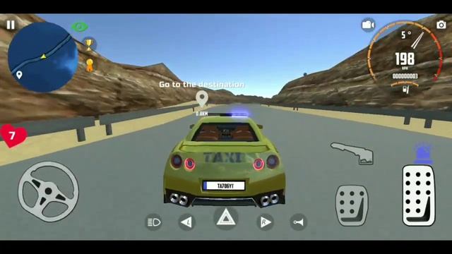 Nissan GTR R35 - Car Simulator - Police Taxi Driving - Android Gameplay смотреть онлайн
