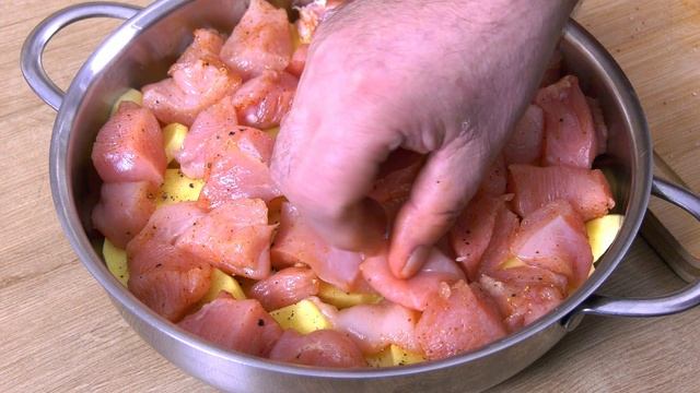 Chicken Breast Potato Recipe-So incredibly delicious chicken breast-you want to cook it every day смотреть онлайн