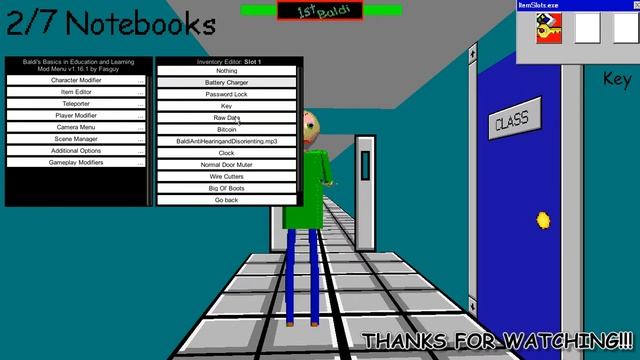 Baldi's Basics Windows 95 Edition With Working Mod Menu!(Not Broken) смотреть онлайн