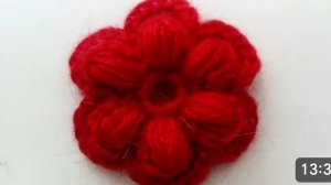 ЦВЕТОК КРЮЧКОМ _ МАСТЕР КЛАСС