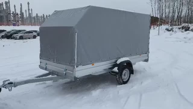 Алюминиевые борта на прицепе МЗСА 817717 смотреть онлайн