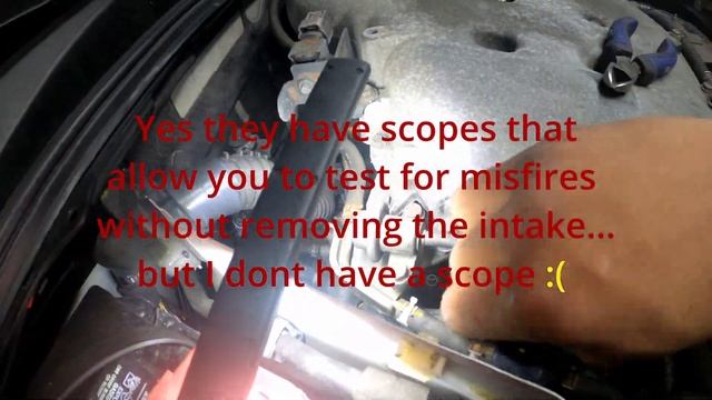 Infinity G35 Spark Plug Replacement|How To Do An Injector Balance Test|Diagnosing A Misfire