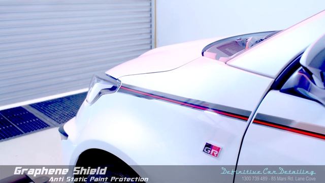 Toyota Yaris GR Glacier White Definitive Sydney Graphene Shield Graphene Coating Anti Static Paint смотреть онлайн