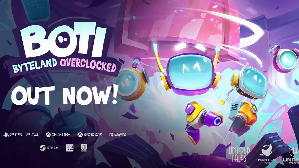 Boti Byteland Overclocked - Официальный трейлер запуска на консоли смотреть онлайн