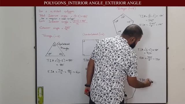 POLYGONS: PENTAGON HEXAGON HEPTAGON OCTAGON NONAGON DECAGON: INTERIOR ANGLE & EXTERIOR ANGLE смотреть онлайн