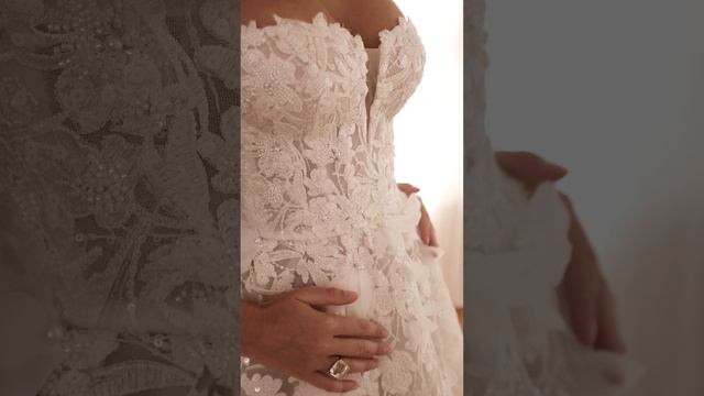 Свадебное платье Гениста из коллекции «Цветочная феерия» 2025 от бренда Anna Kuznetcova