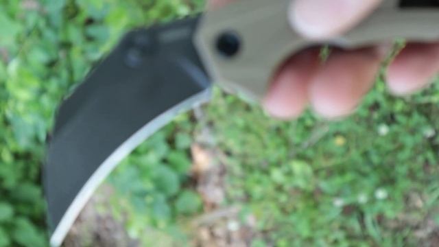 Kershaw Outlier Tan Karambit Folding Knife | 1 Minute Preview | Atlantic Knife