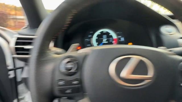 2015 Lexus IS350 F-Sport - 123k miles, Ultra White with Red Interior смотреть онлайн