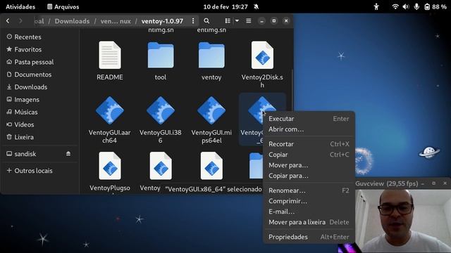 Criando pendrive multiboot pelo Ventoy no Linux graficamente смотреть онлайн