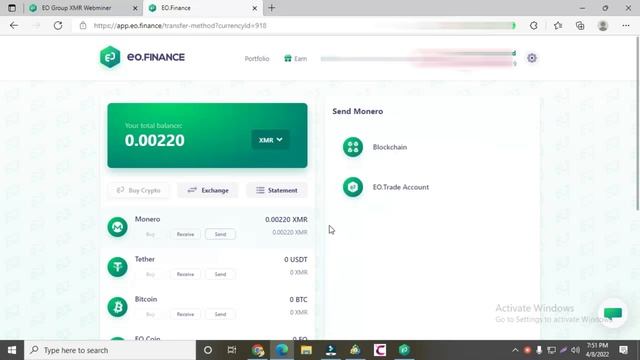 eo finance xmr miner || PC mining app смотреть онлайн