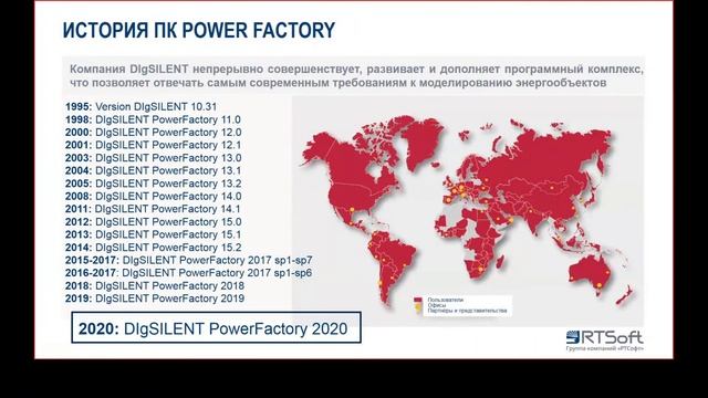 История ПК PowerFactory смотреть онлайн