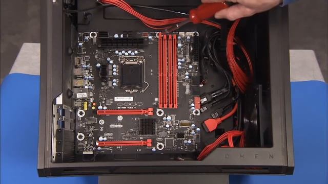 Remove the Motherboard | OMEN X by HP 900-200, 100 and 000 Desktop PC | HP смотреть онлайн