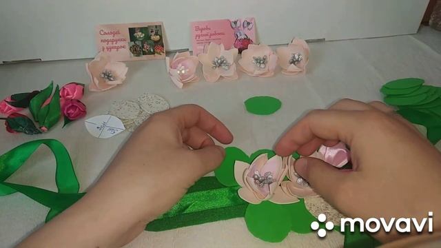 Декор прикраса кошик дитячі та дорослі тюльпани квіти з фоамірану листочки мк віночок ободок обруч смотреть онлайн