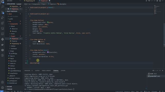 React webporfolio Заканчиваем с Projects #14 смотреть онлайн