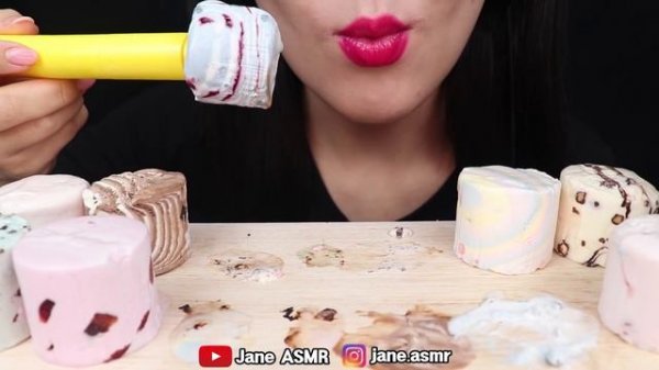 ASMR LOLLIES ICE CREAM *BASKIN ROBBINS 31 롤리스 아이스크림, 베라 아이스크림 먹방 EATING SOUNDS