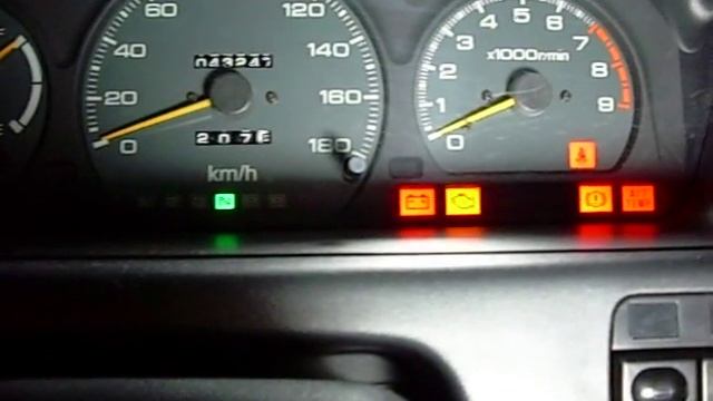 警告灯（N時）/Mitsubishi chariot (N43W) Spacewagon Engine check lamp смотреть онлайн