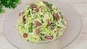 Вкуснейший САЛАТ за 5 минут из Пекинской капусты на каждый день! Быстро, Просто и невероятно Вкусно