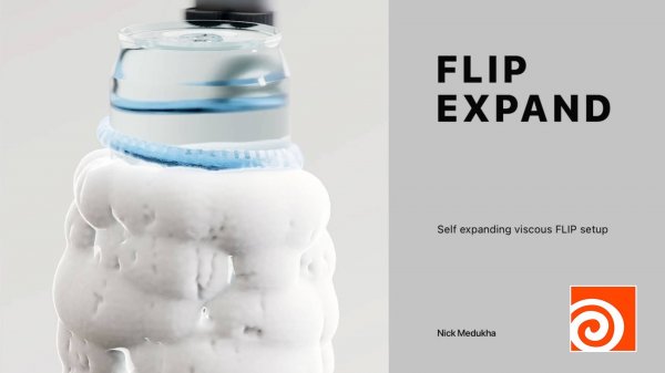 Houdini - Flip Foam Expand