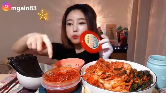 Kimchi Mukbang, eatingsound Korean MUKBANG смотреть онлайн