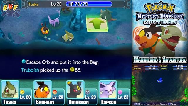 Pokémon Mystery Dungeon Gates to Infinity Part 24: Glacial Underpass! смотреть онлайн
