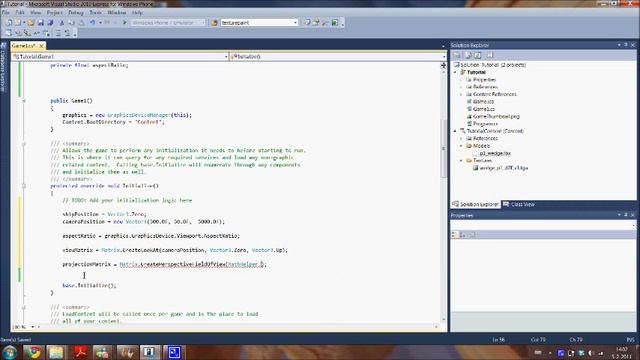 XNA drawing 3d model смотреть онлайн