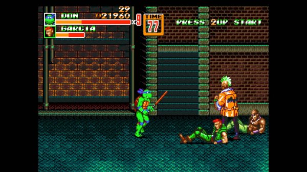 Streets of Rage 2 TMNT (Sega) играем за черепашек и 99 жизней на максимальной сложности))