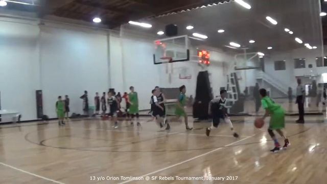 13 y/o Orion Tomlinson @ SF Rebels Tournament, January 2017 смотреть онлайн