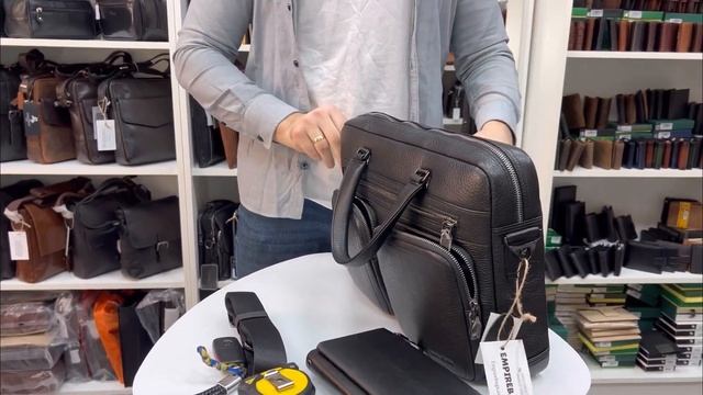 Чоловічий портфель шкіряний Marco Coverna MC3496-1 смотреть онлайн
