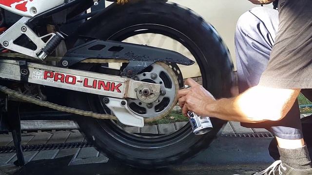 Africa Twin Chain Maintenance Time.#xrv750 #africatwin #RD04