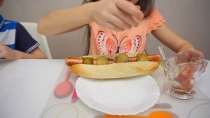 Хот-Дог Челлендж и необычный банановый ХотДог | Hot Dog Challenge