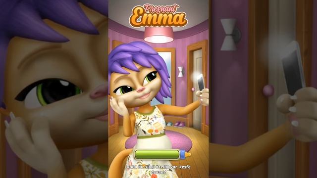 Pregnant Talking Cat Emma Gameplay