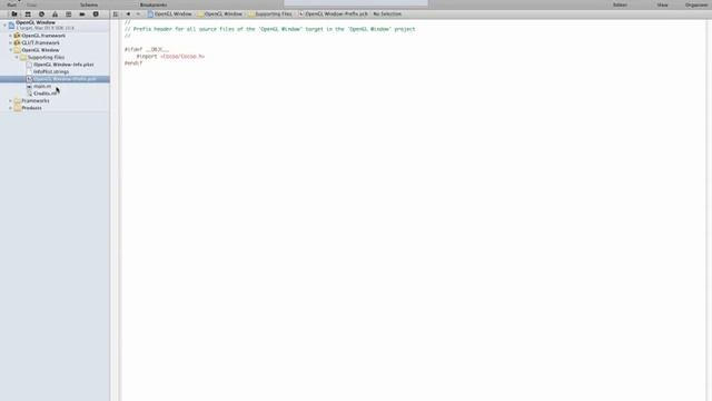 Create an OpenGL window in Mac смотреть онлайн