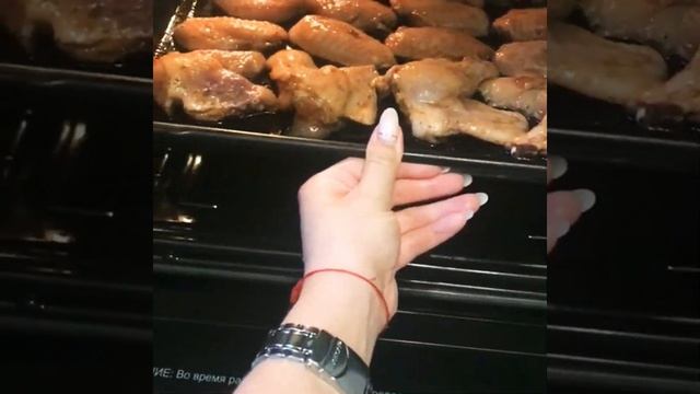 Куриные крылышки в медовом соусе. смотреть онлайн