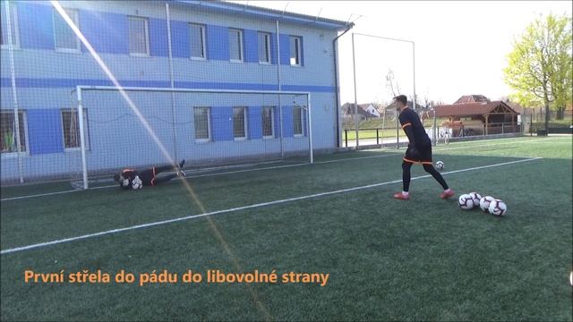 Brankářský trénink - bez pomůcek, prsty, do pádu po zemi / Goalkeeper training - simple drills смотреть онлайн