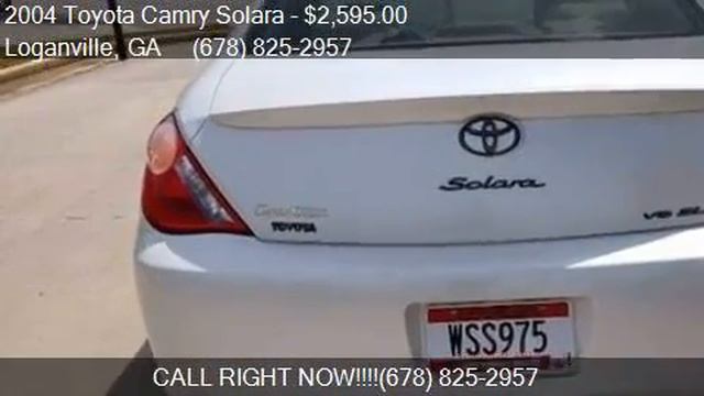 2004 Toyota Camry Solara SLE V6 2dr Coupe for sale in Loganv смотреть онлайн