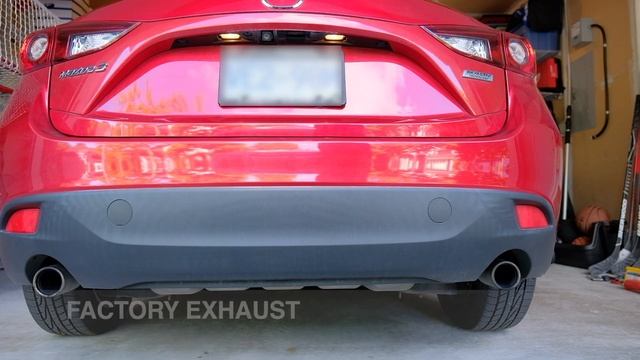 2014-2018 Mazda3 2.0L hatchback aFePower axle-back Exhaust System смотреть онлайн