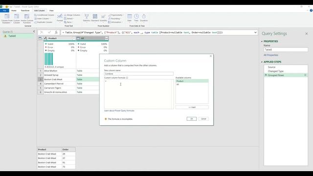 [Power Query] - How To Combine Multiple Rows Into One Based On Duplicates In Excel? смотреть онлайн