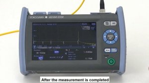 AQ1000 Optical Time Domain Reflectometer - operation guide