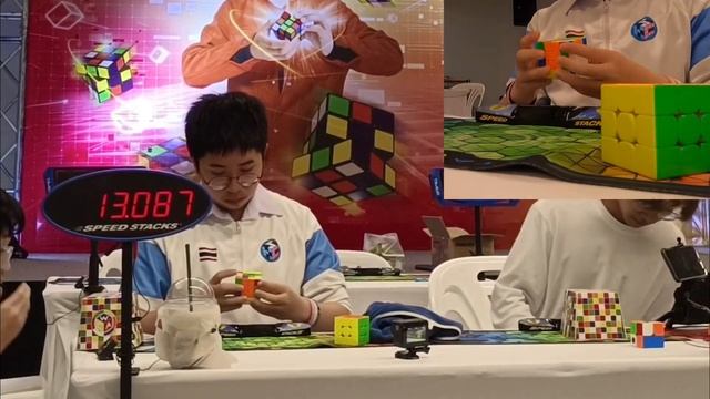 PLL at 25 🥴 | 31.01 Official 4x4x4 Cube PR single | Bangkok Cube Day Summer 2024 смотреть онлайн