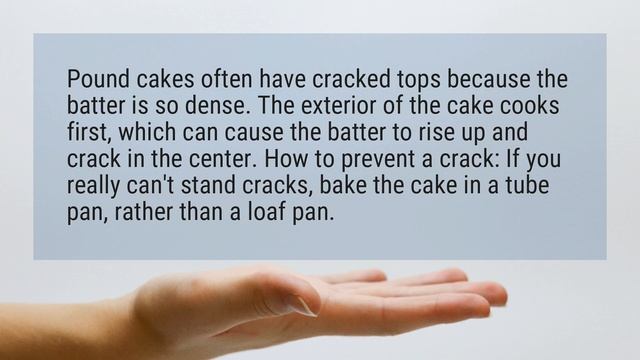 Why does my pound cake crack on top? смотреть онлайн