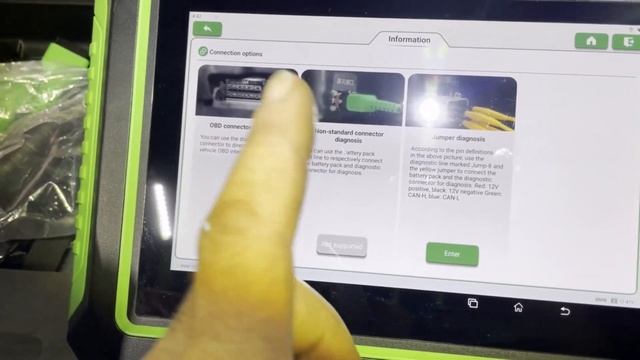 Using the SmartSafe/Launch P03 to check a Nissan Leaf HV battery